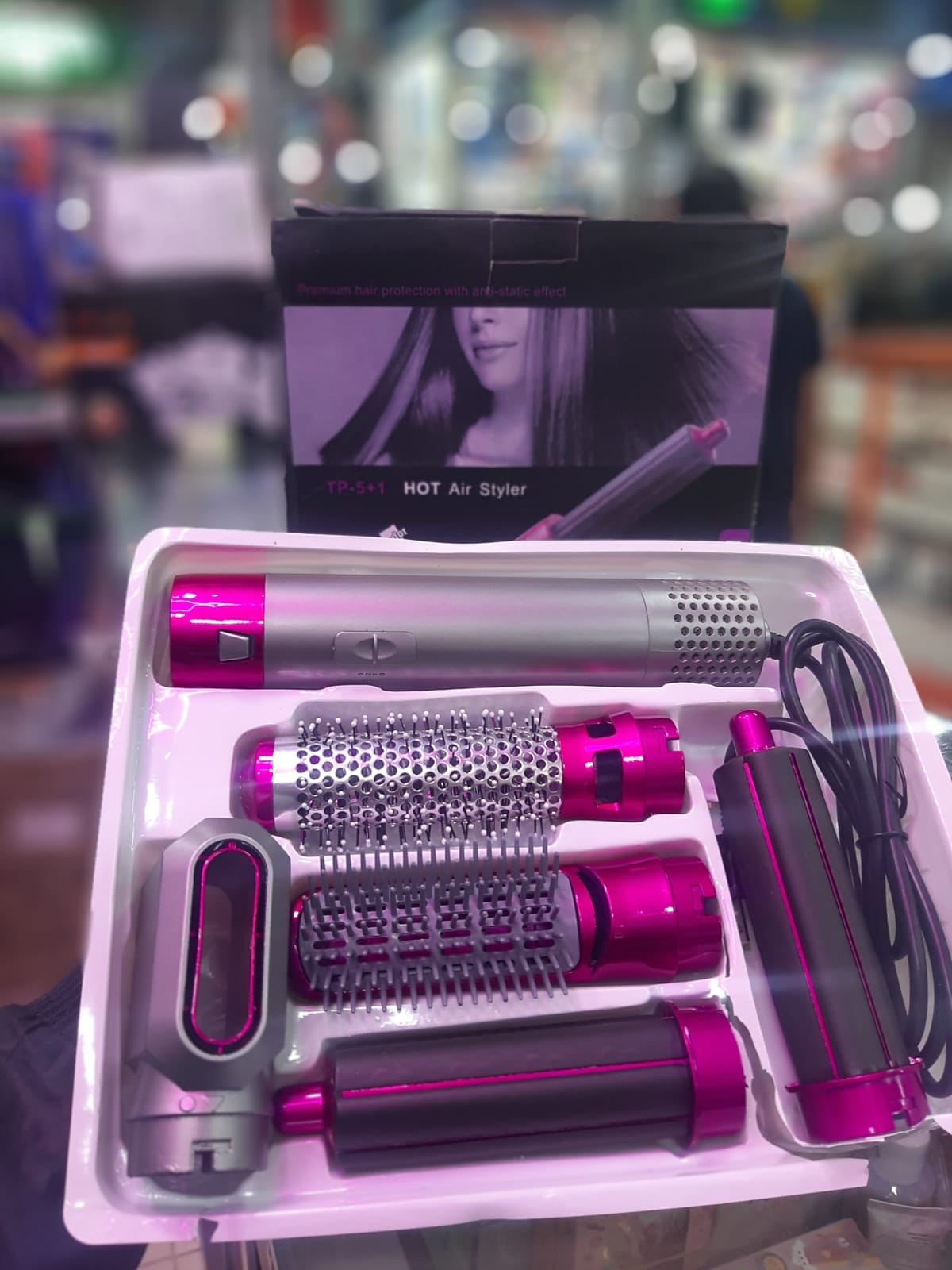 Cepillo Eléctrico Pelo 5 En 1